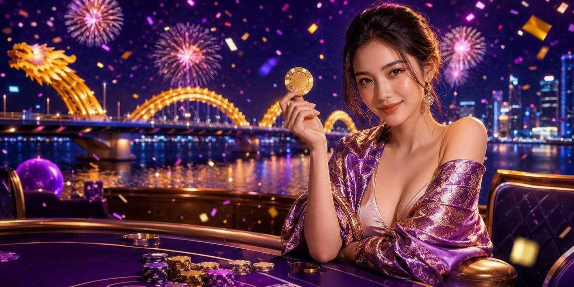 Người chơi trải nghiệm cá cược trực tuyến với hiệu ứng neon tại Đà Nẵng