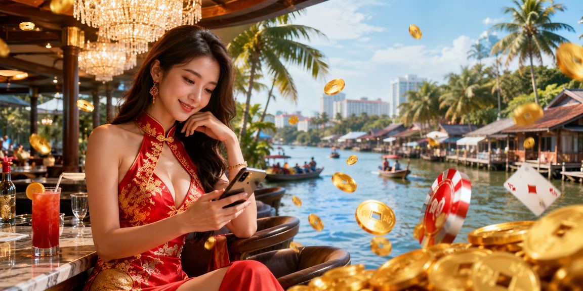 Người chơi thưởng thức game bài và nhận ưu đãi tại lễ hội Mekong