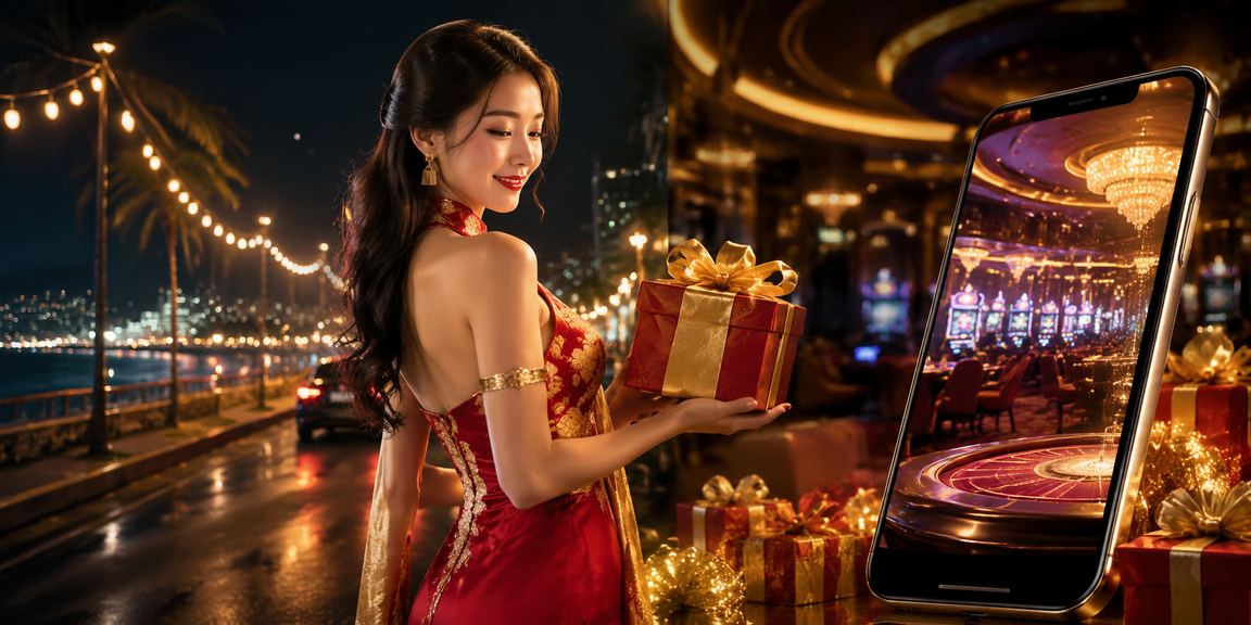 Người dùng chơi casino di động trên bãi biển Phan Thiết qua fun97